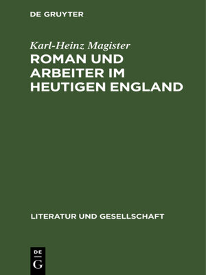 cover image of Roman und Arbeiter im heutigen England